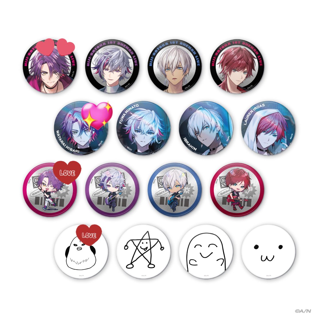 【交換・仮約束】
にじさんじ 2時だとか にじだとか 缶バッジ
求）♦️☕️(💖&gt;&gt;&gt;︎💕︎&gt;🩷)

譲）その他

OSにて〜30、在庫があれば追加で20程(変動あり)購入予定です。
纏めての方優先。
検索からもお気軽にお声がけ下さい(❁ᴗ͈ˬᴗ͈)