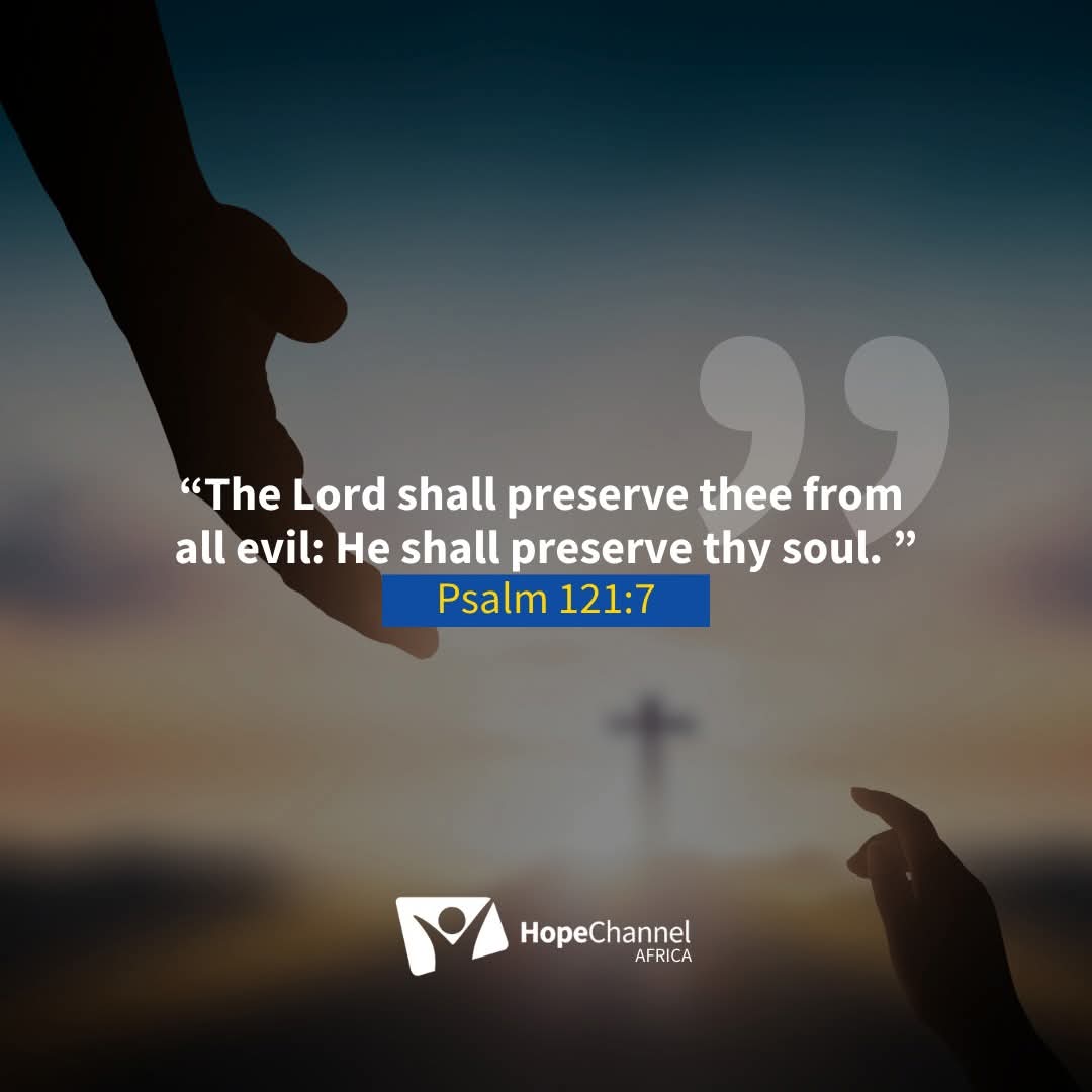 Godwakeupcall's tweet image. God is watching over you! 👀 Whether you’re at home, at work, or on the road, His hand of protection is upon you.

💬 Share this verse with someone who needs encouragement today!

#Psalm121 #GodWatchesOverUs #HopeChannelAfrica #SafeInHisHands