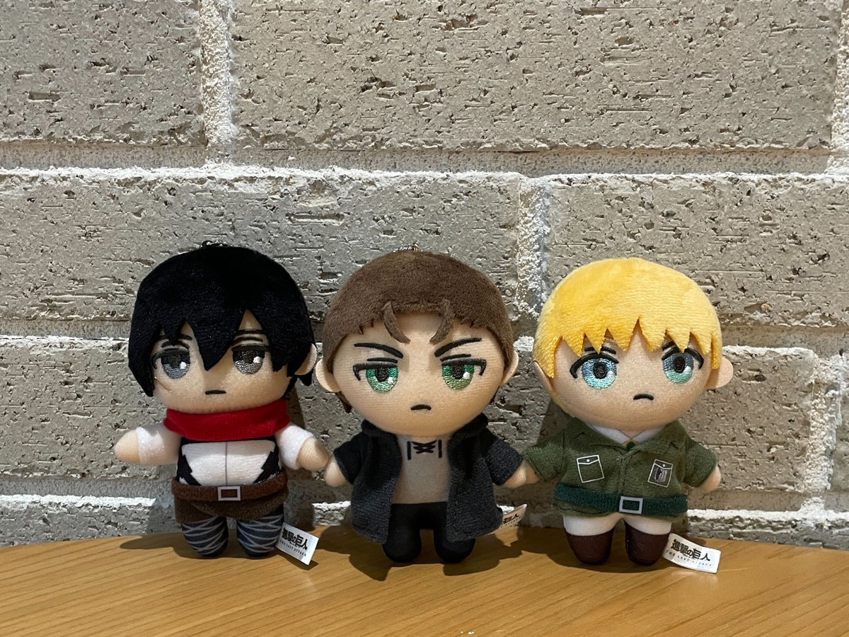劇場版「進撃の巨人」完結編　ぬいぐるみキーホルダー　ハンジ 劇場版 進撃の巨人 完結編 ぬいぐるみキーホルダー 4種
