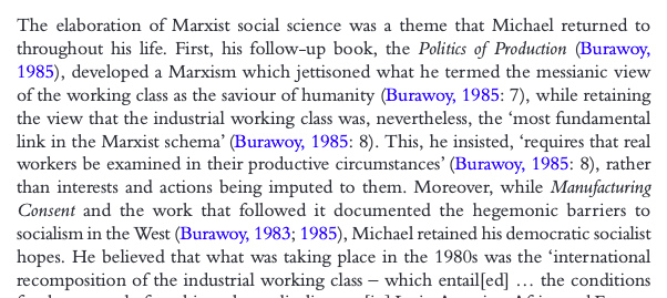 My obituary for Michael Burawoy has been published by <a href="/wgejournal/">Work in the Global Economy Journal</a> <a href="/ilpcnews/">ILPC</a> . I tried to provide both some insight into Michael as a person, his work and especially his politics. 
bristoluniversitypressdigital.com/view/journals/…