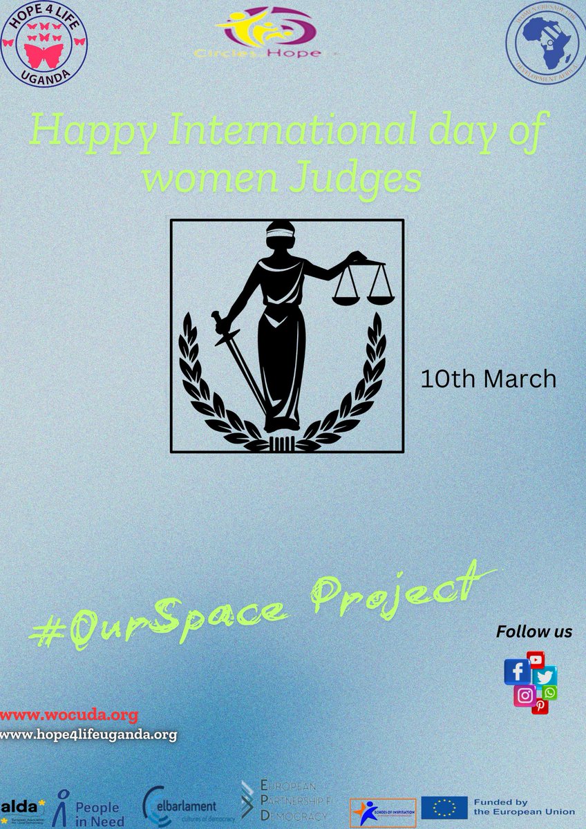 We join the rest of the world to celebrate the international day of women's justice.