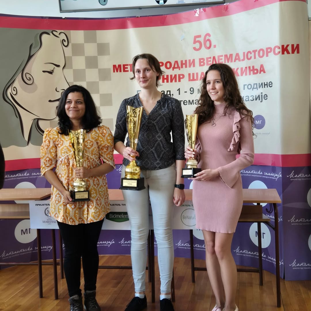 Congrats to Josefine Heinemann on winning the 56th edition of the historic Belgrade Women's Grandmaster Tournament (!!), also won by legends Nona Gaprindashvili &amp; Maia Chiburdanidze!

chess-results.com/tnr1115917.asp…
📷: ŠsS
#chess #womeninchess #InternationalWomensDay