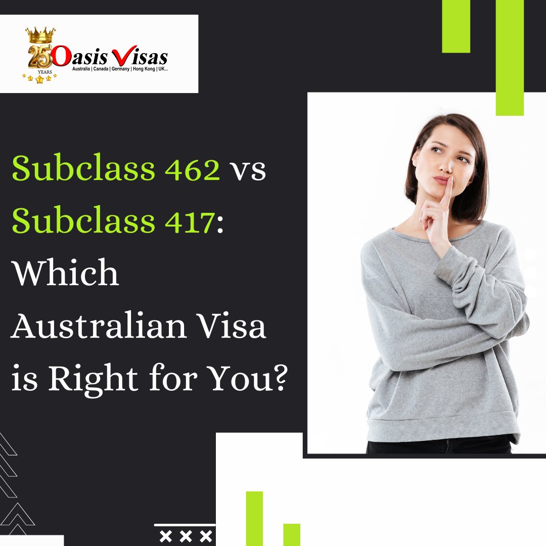 oasisvisas's tweet image. Subclass 462 vs Subclass 417: Which Australian Visa is Right for You?

Read more...
oasis-india.com/subclass-462-v…

#AustralianVisa #subclass462 #subclass417 #workandholidayvisa #visacomparison #australiatravel #workingholiday #lifeinaustralia #TravelAustralia #visaguide #oasisvisas