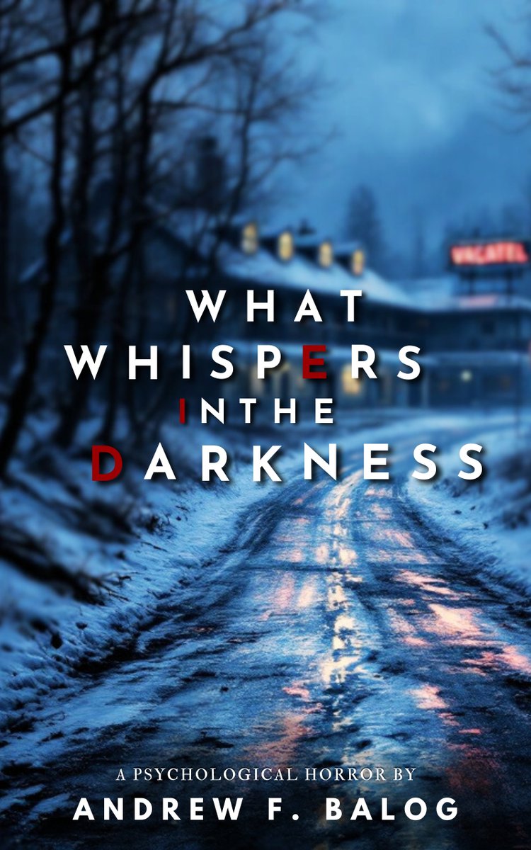 #Amreading #Newrelease: What Whispers in the Darkness by Andrew F. Balog

Trapped at a desolate inn, a couple discovers they're not guests—they're prey...

Grab YOUR Copy NOW: amzn.to/4hj8Fbl 

#Books #Bookboost #Kindle #horror #horrorfiction #shortstory #Bestseller