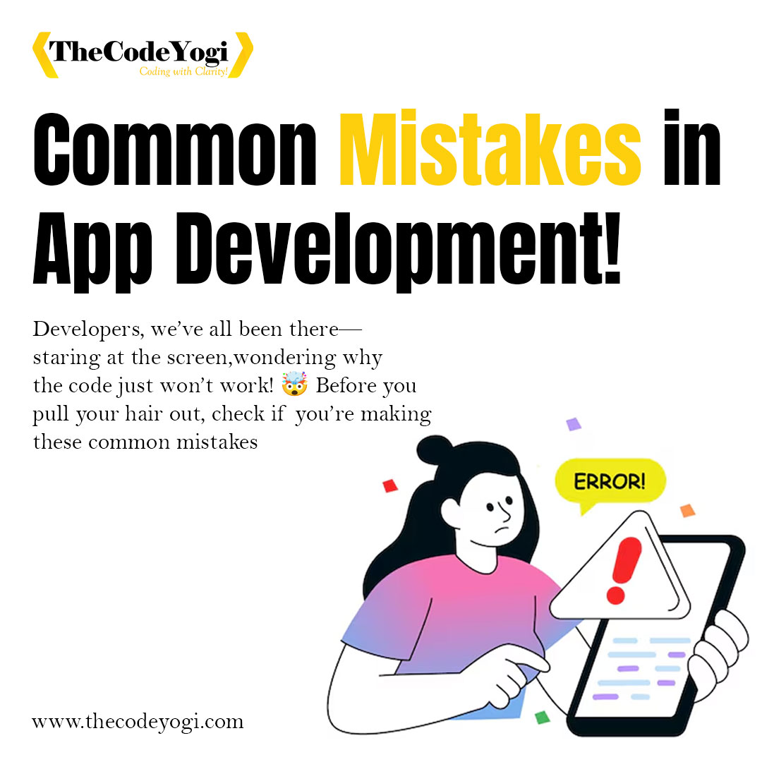 the_codeyogi's tweet image. 🚀 App Developers, Stay Alert! 🛠️
Even the best developers slip up sometimes! 😨 Avoid these common mistakes that can turn into major disasters for your code.
🔍 Learn, improve, and code smarter! 💡✅
#AppDevelopment #CodeErrors #Debugging #DevMistakes #TheCodeYogi