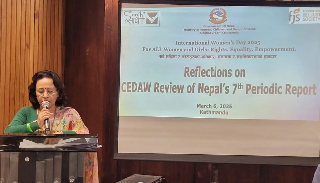Bandana Rana (@bandanarana2014) on Twitter photo Pleased to engage on Reflections of Constructive Dialogue of Nepal with the <a href="/CedawUn/">UN CEDAW</a> organised by <a href="/MoWcsw/">Ministry of Gender, Children and Social Welfare</a> & <a href="/Saathi_Nepal/">Saathi</a> assessment of “Strengths Gaps and Way Forward” <a href="/unwomennepal/">UN Women Nepal</a>
Collective approach required for implementation of #COBs <a href="/UNTreatyBodies/">UN Treaty Bodies</a> <a href="/patriciaunwomen/">Patricia Fernandez-Pacheco</a> Pleased to engage on Reflections of Constructive Dialogue of Nepal with the <a href="/CedawUn/">UN CEDAW</a> organised by <a href="/MoWcsw/">Ministry of Gender, Children and Social Welfare</a> & <a href="/Saathi_Nepal/">Saathi</a> assessment of “Strengths Gaps and Way Forward” <a href="/unwomennepal/">UN Women Nepal</a>
Collective approach required for implementation of #COBs <a href="/UNTreatyBodies/">UN Treaty Bodies</a> <a href="/patriciaunwomen/">Patricia Fernandez-Pacheco</a>