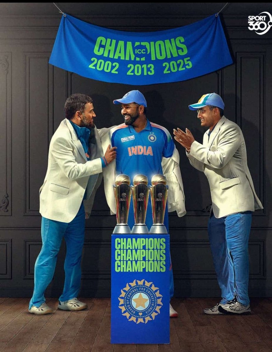 Dinesh (@dinesh_yd) on Twitter photo Congratulations ЁЯОК #TeamIndia For winning #ICCChampionsTrophy ЁЯПЖfor the 3rd time. Well deserved <a href="/ImRo45/">Rohit Sharma</a> <a href="/imVkohli/">Virat Kohli</a> ЁЯПП ЁЯЗоЁЯЗ│ Congratulations ЁЯОК #TeamIndia For winning #ICCChampionsTrophy ЁЯПЖfor the 3rd time. Well deserved <a href="/ImRo45/">Rohit Sharma</a> <a href="/imVkohli/">Virat Kohli</a> ЁЯПП ЁЯЗоЁЯЗ│