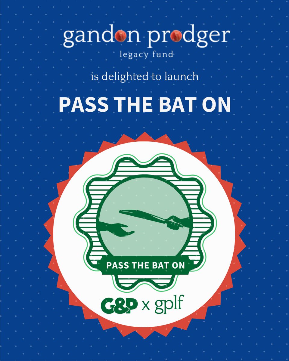 🏏 Introducing "Pass The Bat On" 🌱♻️

Today we are delighted to be launching a game-changing initiative. 

In partnership with <a href="/Gentlemenplayer/">Gentlemen & Players</a> we are aiming to refurbish &amp; rehome 500 second-hand cricket bats this year.