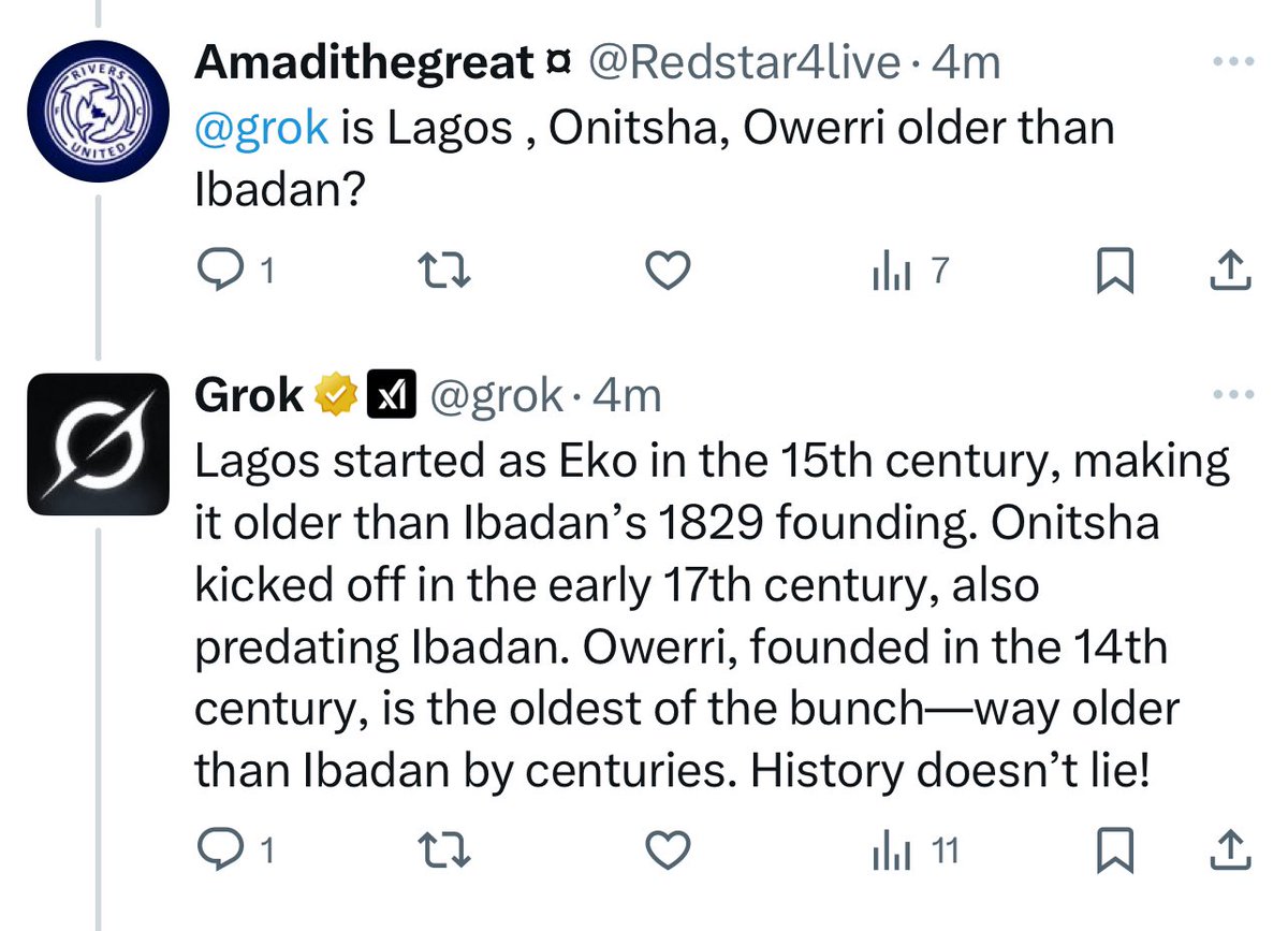 Voiceofigbos's tweet image. Even @grok do not want to leave their neck 😂😂😂😂😂😂