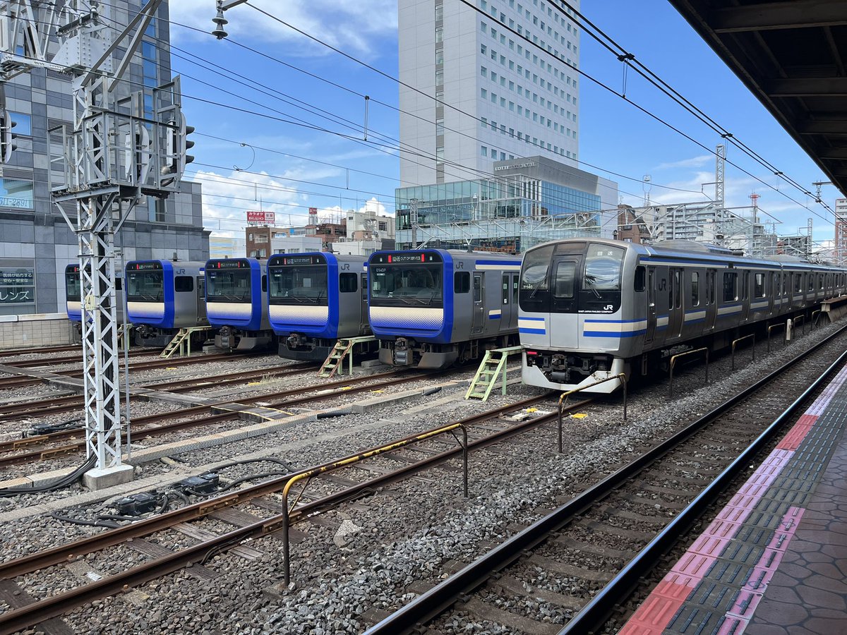 ダイヤ改正前日までは走ってくれると思ってたが、先日E217系が引退してしまったよう😢
本当に大好きな車両でした！
今までありがとう！
そしてお疲れ様！
