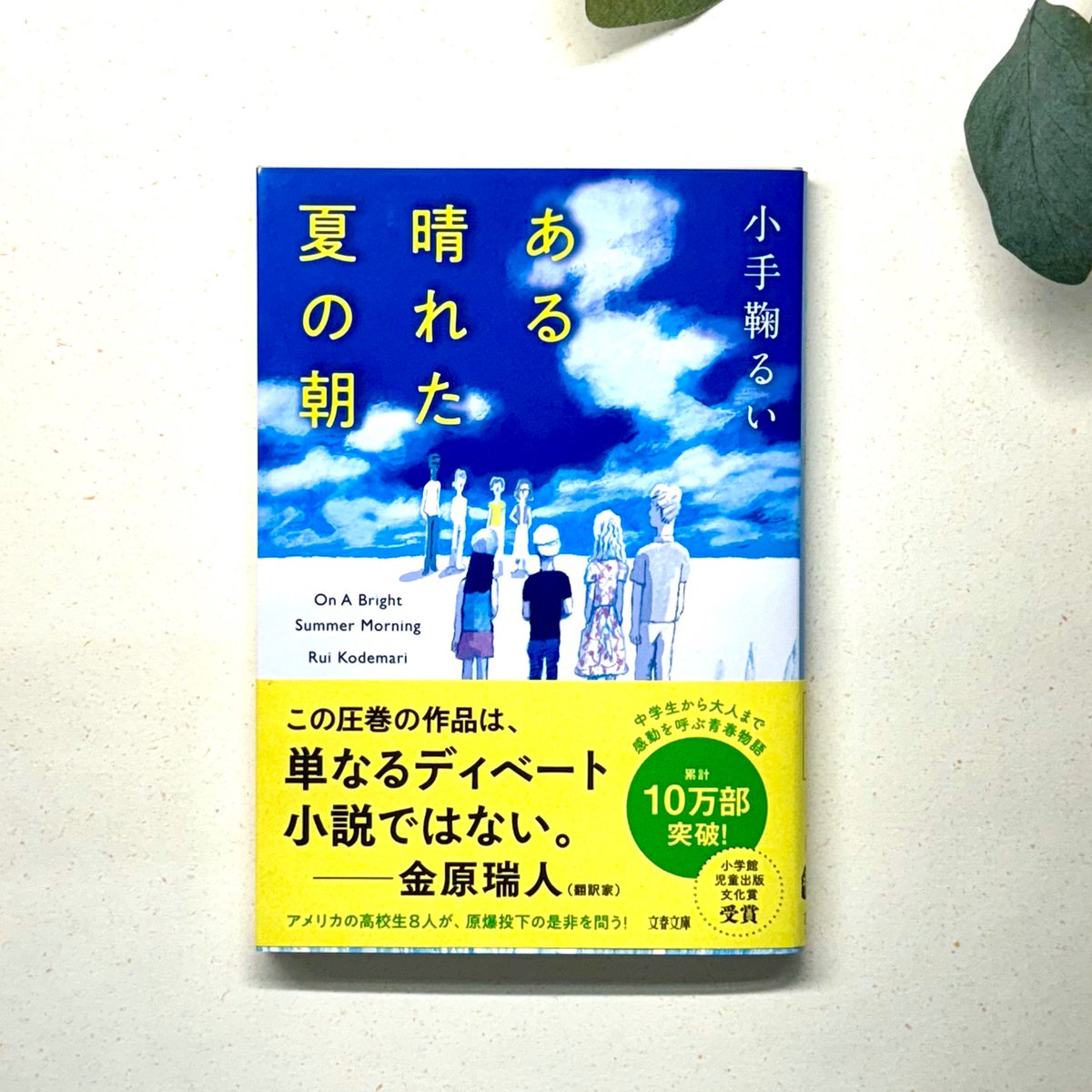 ** ┈┈┈┈┈┈┈┈┈**
小手鞠るいさん『ある晴れた夏の朝』が
日本ディベート協会主催「ディベート/ディベーター・オブ・ザ・イヤー（DOTY）」（2024）に選ばれました！
** ┈┈┈┈┈┈┈┈┈**

累計１０万部突破！
中学生から大人まで感動を呼ぶ青春小説です🌿