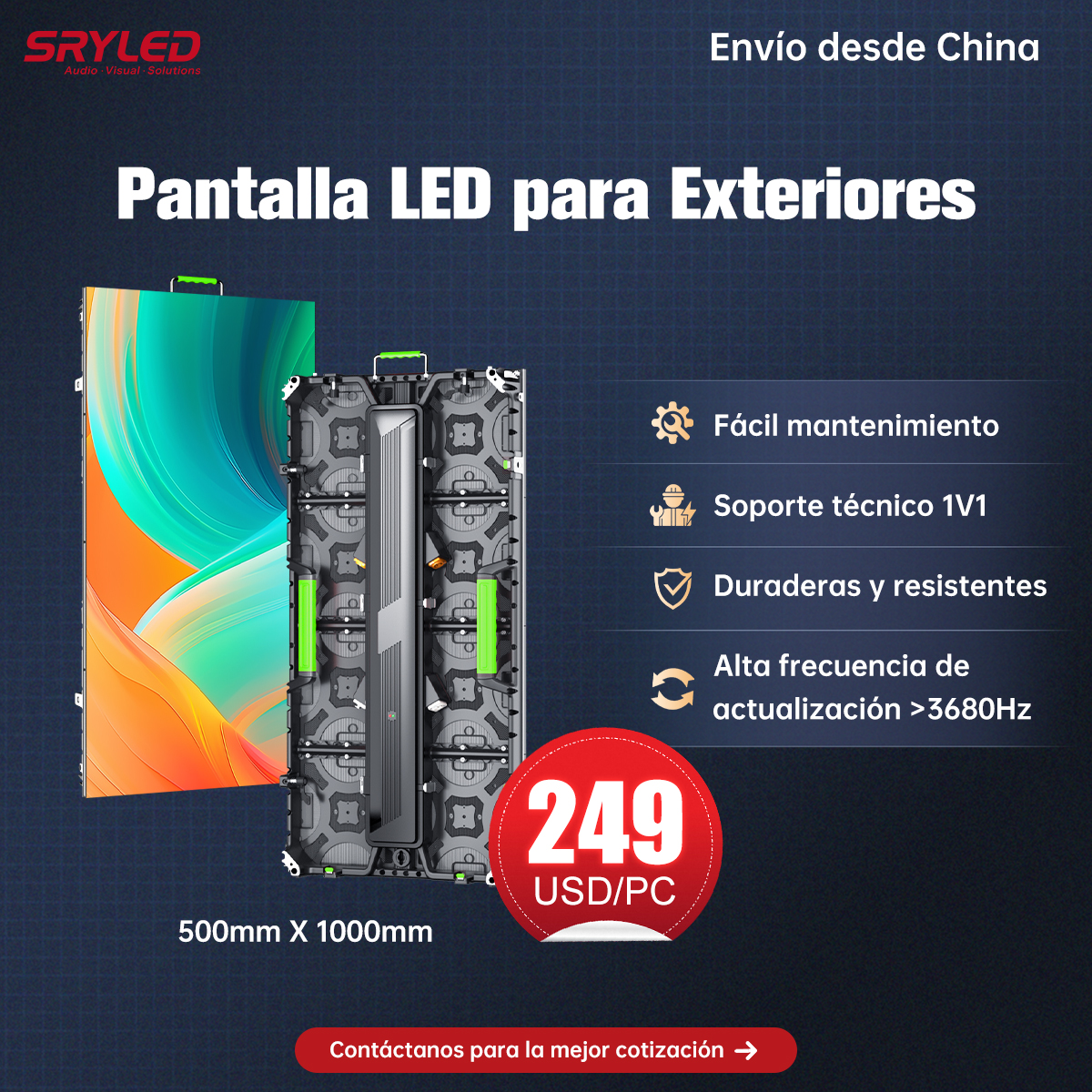 sryled's tweet image. 🔥 Rental LED Display for Stage and Events – Limited Offer! 🔥
 Special Promotion:
📌 500×500mm – $139 USD/PC
📌 500×1000mm – $249 USD/PC
✨ Why Choose Our LED Display?
📱 WhatsApp: +8615013698328
#LEDVideoWall #LEDDisplay #StageLEDWall #ChurchLEDWall #EventLEDScreen