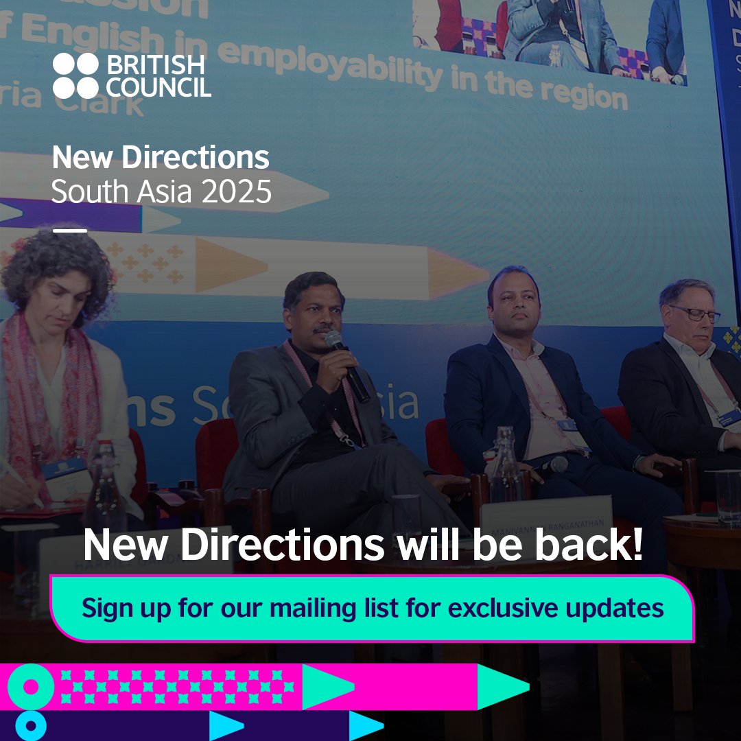 Missed #NewDirectionsSouthAsia 2025? No worries! Our English Language Assessment conference returns soon. Follow us to stay updated on dates &amp; locations. Sign up for exclusive updates! 📧✨ confirmsubscription.com/h/y/02C3BC08DD… 

#NDSA2025
