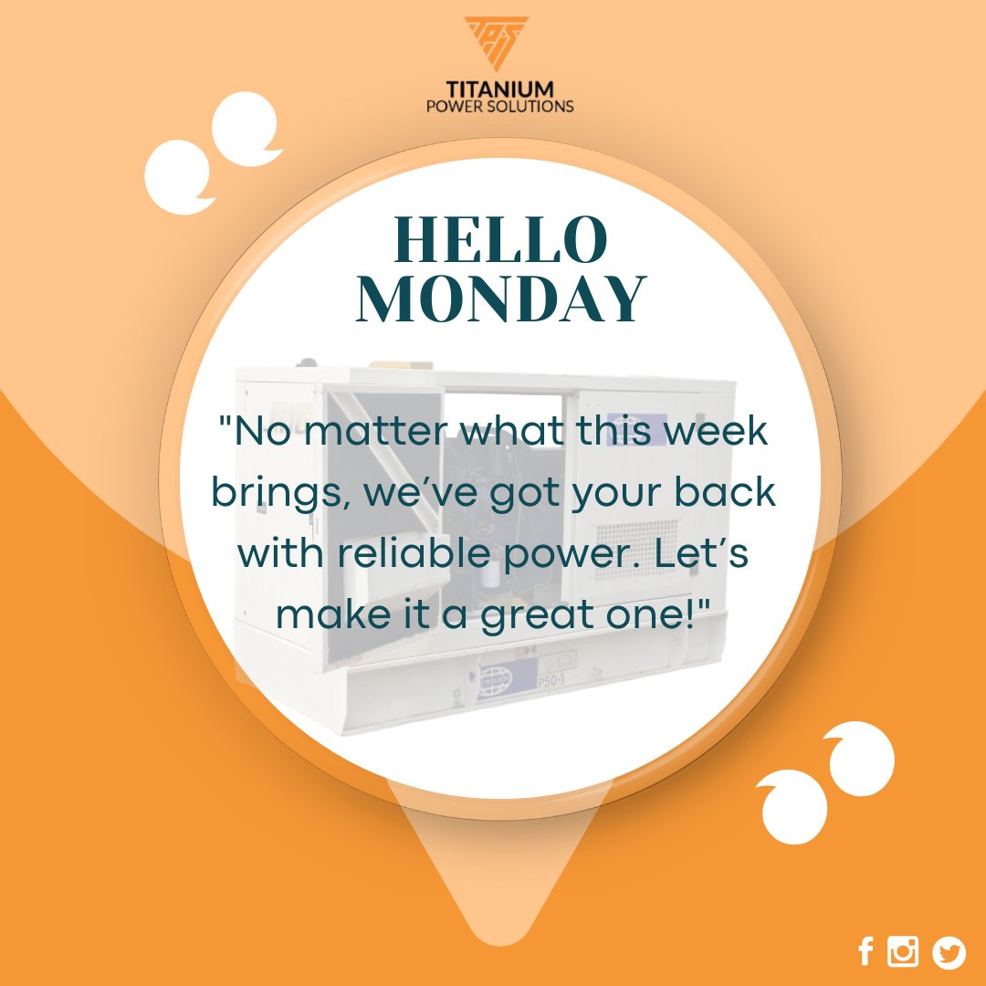 No matter what this week holds, we’re here to fuel your success with the reliable power you can count on. #MondayMotivation