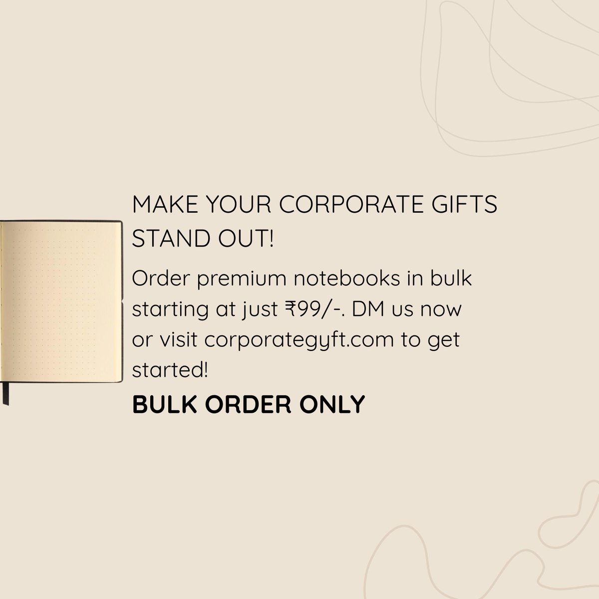 CorporateGyft's tweet image. Every page tells a story, every detail reflects your brand’s excellence! Elevate your corporate gifting with premium bulk notebooks

📦 Bulk Orders Only
🔗 corporategyft.com/notebooks/
📞 +91-9821418117 | ✉ contact@corporategyft.com

#PremiumNotebooks #CorporateGifting #corporateGyft
