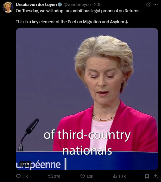 MikeBenzCyber's tweet image. EU President Ursula von der Leyen (@vonderleyen) found the time today to tweet about giving more money to the military industrial complex &amp;amp; bringing in more migrants, but not a peep on EU member Romania canceling elections to stop an EU-skeptic from winning. Very, very, telling.