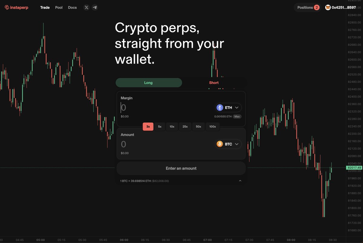 instaperp's tweet image. Live chart added to the background on desktop