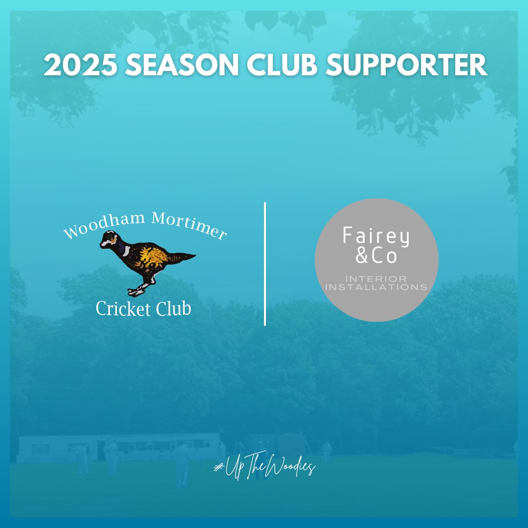 Sponsor News! 🏏

WMCC is proud to renew Fairey &amp; Co who have entered into the club’s 2025 sponsorship raffle! 🎟️ 

Thank you for your incredible support!

#UpTheWoodies