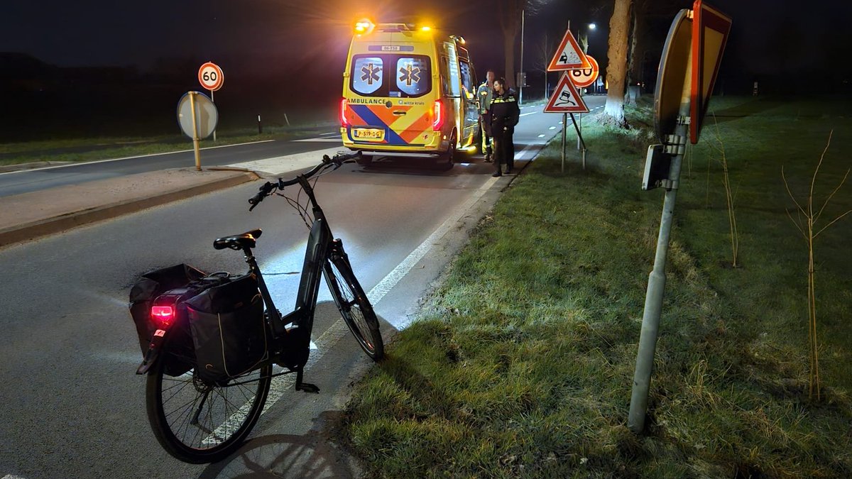 112 melding Fietsster gewond bij ongeval in Velswijk