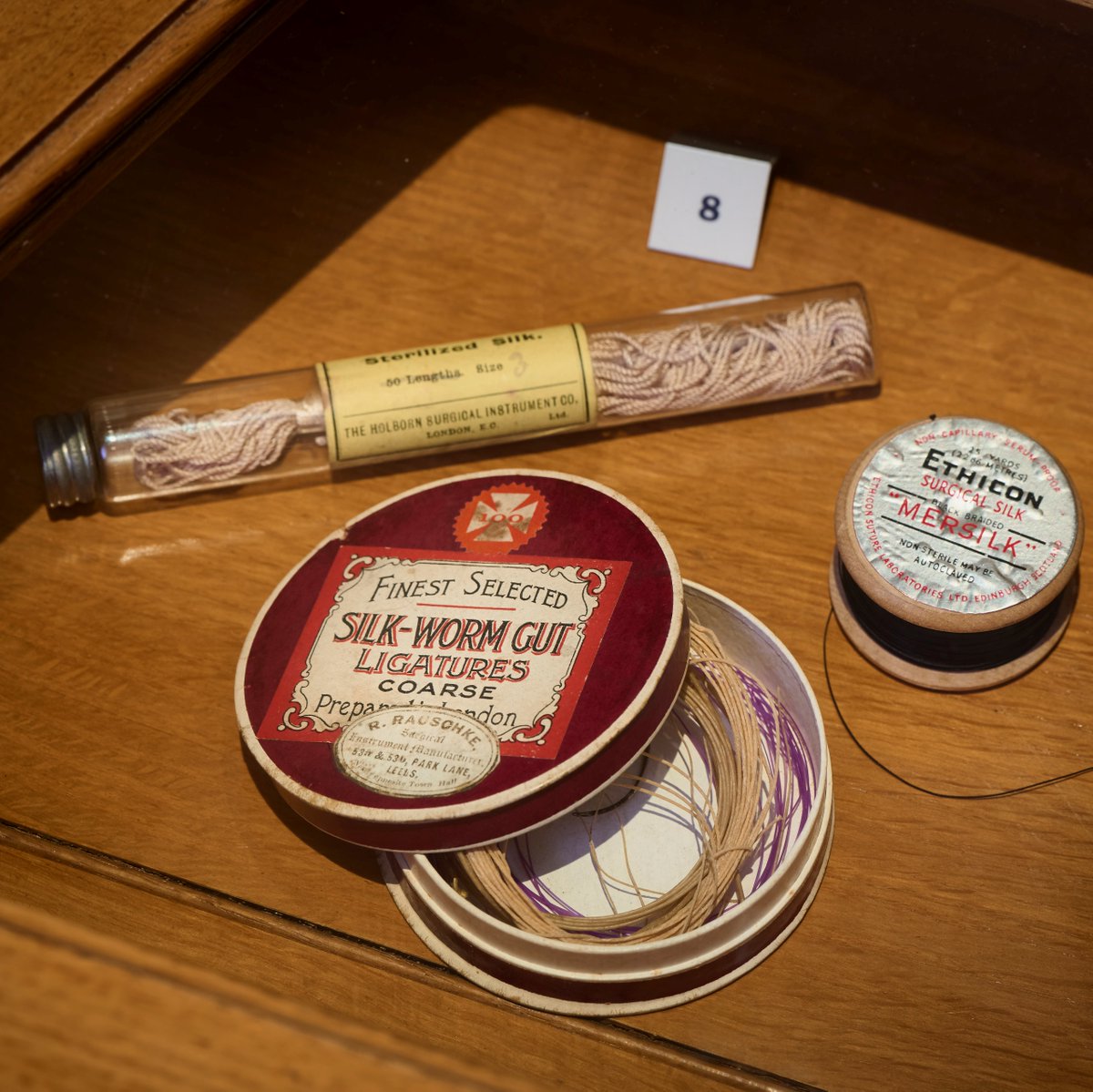 Despite its name, catgut has never been made using cats. It was originally made from goat and sheep intestines, and first used to suture the tendons of wounded gladiators. Find out more at our exhibition rcpe.ac.uk/heritage/wild-…