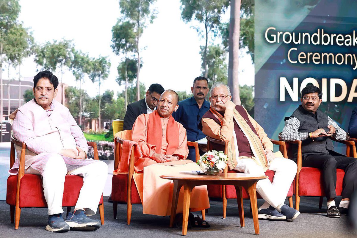 U.P. Electronics Corporation Limited (@goup_uplc) on Twitter photo Microsoft Noida Campus!
Hon. CM Shri <a href="/myogiadityanath/">Yogi Adityanath</a> Minister <a href="/sunilsharmamla/">Sunil Kumar Sharma</a> laid the foundation for Microsoft’s Noida Campus, marking a major IT boost for Uttar Pradesh. This milestone will create global opportunities for youth and strengthen the state’s position as tech hub Microsoft Noida Campus!
Hon. CM Shri <a href="/myogiadityanath/">Yogi Adityanath</a> Minister <a href="/sunilsharmamla/">Sunil Kumar Sharma</a> laid the foundation for Microsoft’s Noida Campus, marking a major IT boost for Uttar Pradesh. This milestone will create global opportunities for youth and strengthen the state’s position as tech hub
