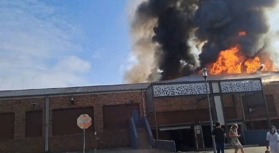 Watch how long it'll take to rebuild this mall... #phalaborwa