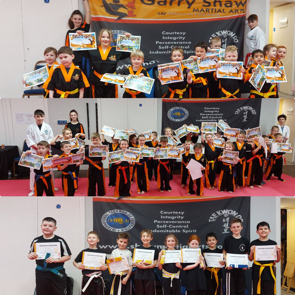 𝙂𝙎𝙈𝘼 𝙏𝙞𝙜𝙚𝙧𝙨 𝙖𝙣𝙙 𝙅𝙪𝙣𝙞𝙤𝙧 𝙆𝙤𝙧𝙚𝙖𝙣 𝙠𝙞𝙘𝙠𝙗𝙤𝙭𝙞𝙣𝙜 🐯🥊
Congratulations to our Tigers and Junior Kickboxing students on the grading yesterday.  New belts, certificates, and badge promotions. Well done to you all 👏🙏

Shawmartialarts.co.uk