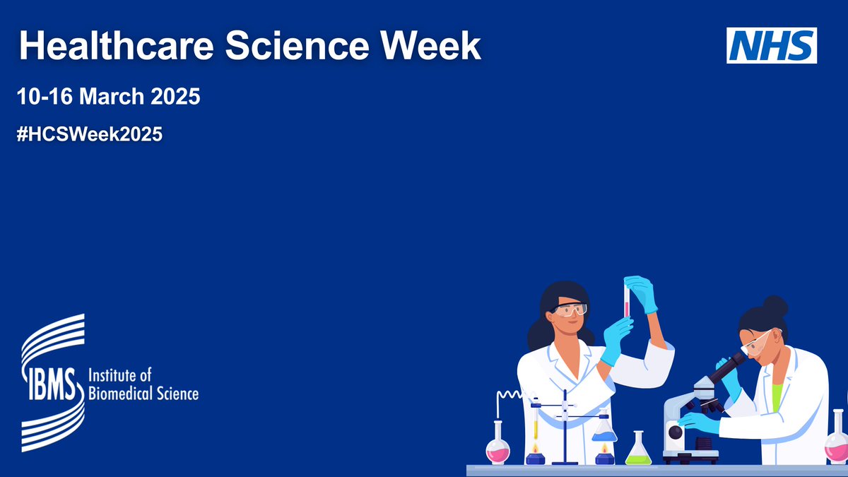 IBMS #AtTheHeartOfHealthcare (@ibmscience) on Twitter photo 🎉 #HCSWeek2025 kicks off today! 🎉
A huge shoutout to the incredible healthcare science workforce, driving innovation, diagnosis & patient care across the NHS. Let’s celebrate, inspire & showcase the impact of 50+ specialisms!
📢 Get involved: <a href="/WeHCScientists/">NHS Healthcare Science</a> 🎉 #HCSWeek2025 kicks off today! 🎉
A huge shoutout to the incredible healthcare science workforce, driving innovation, diagnosis & patient care across the NHS. Let’s celebrate, inspire & showcase the impact of 50+ specialisms!
📢 Get involved: <a href="/WeHCScientists/">NHS Healthcare Science</a>