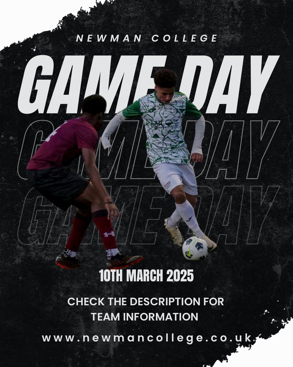 Newmanfootballacademy (@cncsfootball) on Twitter photo Big stakes today! 🏆 ESFA National Super League Cup quarter final against <a href="/BarkingAbbeySch/">Barking Abbey School</a> .
We’re ready to battle for a place in the semis.
Let’s go!
<a href="/SchoolsFootball/">English Schools' Football Association</a>
#ESFA #QuarterFinal Big stakes today! 🏆 ESFA National Super League Cup quarter final against <a href="/BarkingAbbeySch/">Barking Abbey School</a> .
We’re ready to battle for a place in the semis.
Let’s go!
<a href="/SchoolsFootball/">English Schools' Football Association</a>
#ESFA #QuarterFinal