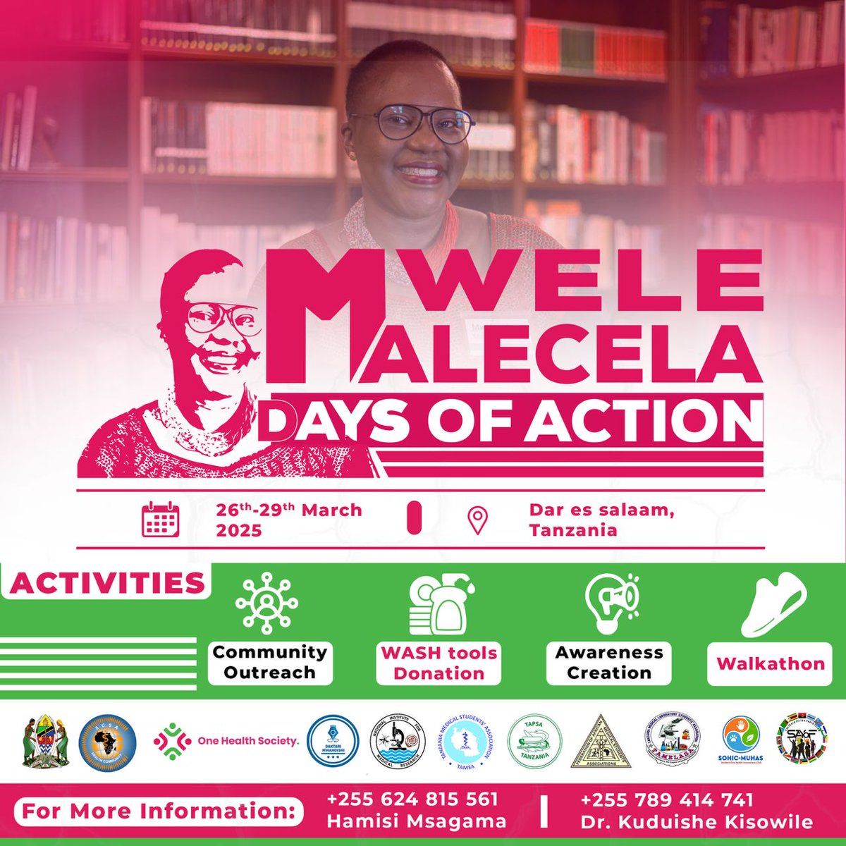 anode_kolesya's tweet photo. It's truly fulfilling to see the legacy of great leaders and scientists being commemorated. Dr. Mwele inspired many youth to prioritize #NTDs. Congratulations to @onehealth_tz and Dr @Kudu_ze_Kudu for organizing the Mwele Malecela #Daysofaction. We are looking forward to attend. https://t.co/aJVTAdL2Q9