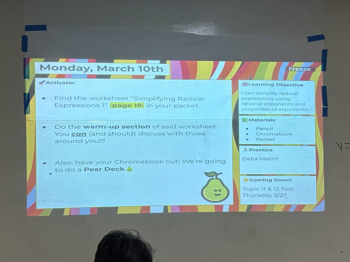 It’s Monday morning in Algebra II, and these high schoolers are on fire simplifying radical expressions! This teacher is a rockstar—leading with love and holding the bar high for rigorous, on-grade-level learning… and then some! 🔥➗√✏️❤️#MathMagic <a href="/PlanoISDSAS/">PISD SAS</a> <a href="/Plano_Schools/">Plano ISD</a>