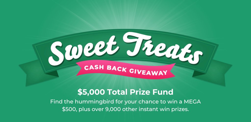 You've asked and we've listened!
Our popular hummingbird hunt has returned!
From Mar 10–19, spot hummingbirds around our site to win Cash Back or a shot at the $500 grand prize! Clues drop soon!👀
Learn more on our blog: bit.ly/43rgM2A

#sweettreats #prize