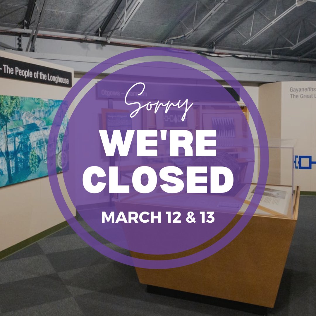 The Skä•noñh Great Law of Peace Center will be closed for maintenance on Wednesday, March 12th and Thursday, March 13th. We apologize for the inconvenience!