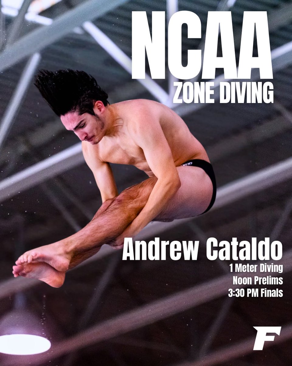 Andrew Cataldo competes at the NCAA Zone Diving Championship today beginning at noon!
 
🎥 bit.ly/3QVDgkB
📊 bit.ly/3Fk9yU4

🤘
