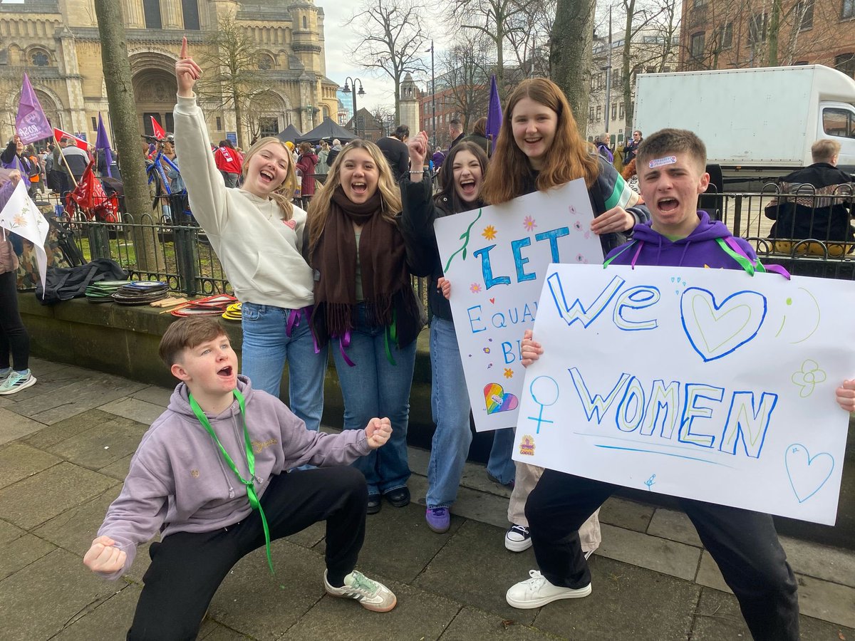 YouthAction Northern Ireland (@youthactionni) on Twitter photo INTERNATIONAL WOMEN’S DAY 2025💜✊💜
We were so proud to march in Belfast’s rally this Saturday to call for world peace globally.
#IWD25 #WomenForWorldPeace #PEACEPLUS
<a href="/OURGenCYP1/">OUR Generation Project</a> INTERNATIONAL WOMEN’S DAY 2025💜✊💜
We were so proud to march in Belfast’s rally this Saturday to call for world peace globally.
#IWD25 #WomenForWorldPeace #PEACEPLUS
<a href="/OURGenCYP1/">OUR Generation Project</a>