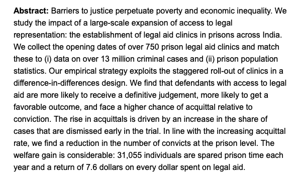 Jennifer Doleac (@jenniferdoleac) on Twitter photo The next ViCE seminar is this Thursday, March 13, at 1pm ET.
<a href="/Nitin_K_Bharti/">Nitin Kumar Bharti</a> will present: "Justice for All? The Impact of Legal Aid in India"
More info: jenniferdoleac.com/vice-seminar/ The next ViCE seminar is this Thursday, March 13, at 1pm ET.
<a href="/Nitin_K_Bharti/">Nitin Kumar Bharti</a> will present: "Justice for All? The Impact of Legal Aid in India"
More info: jenniferdoleac.com/vice-seminar/