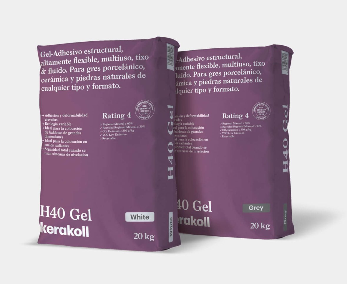 Todos los detalles cuentan, en este caso la pulcritud, organización y una buena técnica de colocación, solo pueden ser positivos. Además la preparación del soporte con ‘Active Prime Fix’ y la colocación con ‘H40 Gel’, garantizan una colocación segura y duradera.