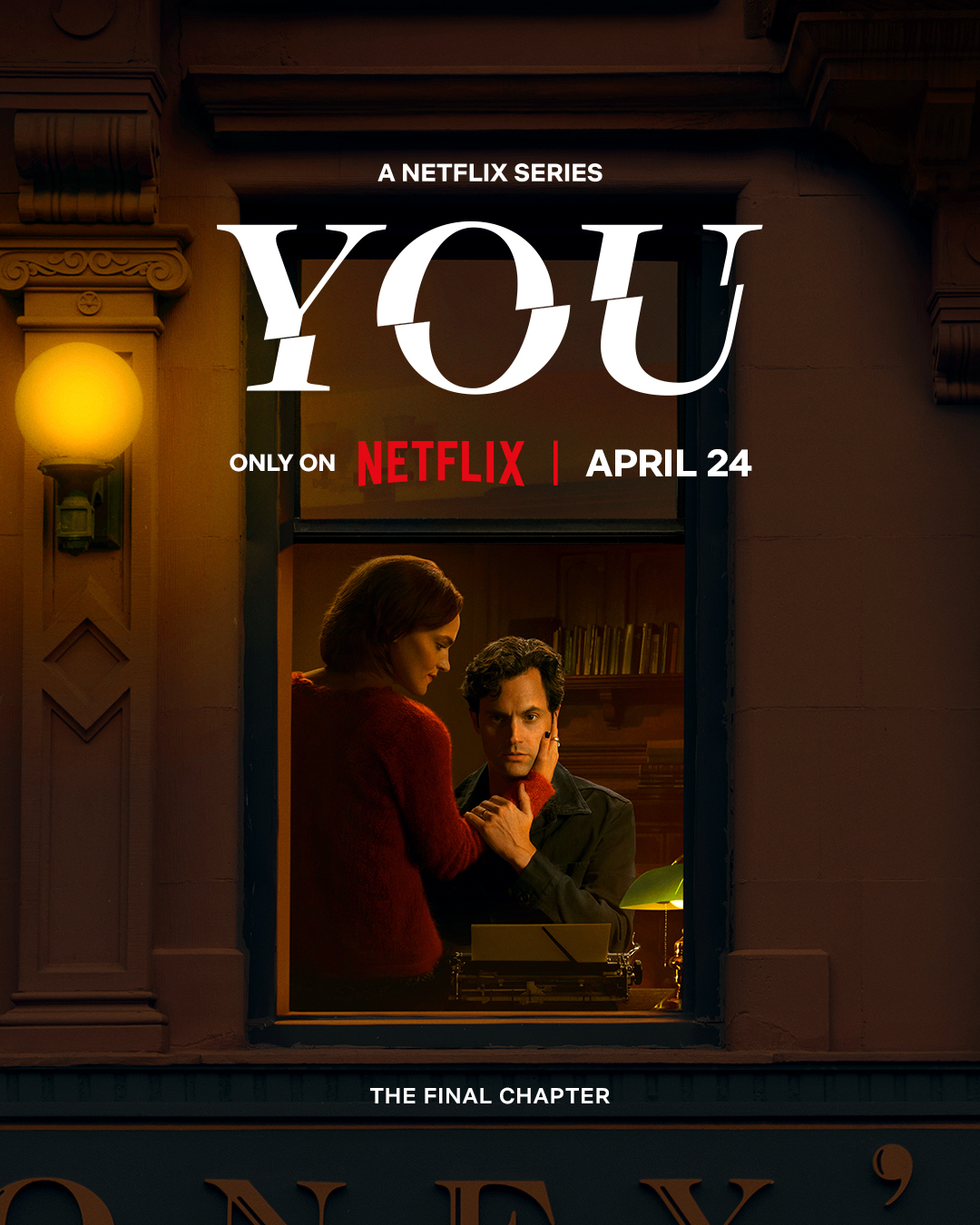 Penn Badgley & Charlotte Ritchie in nieuwe You S5 poster op Netflix België