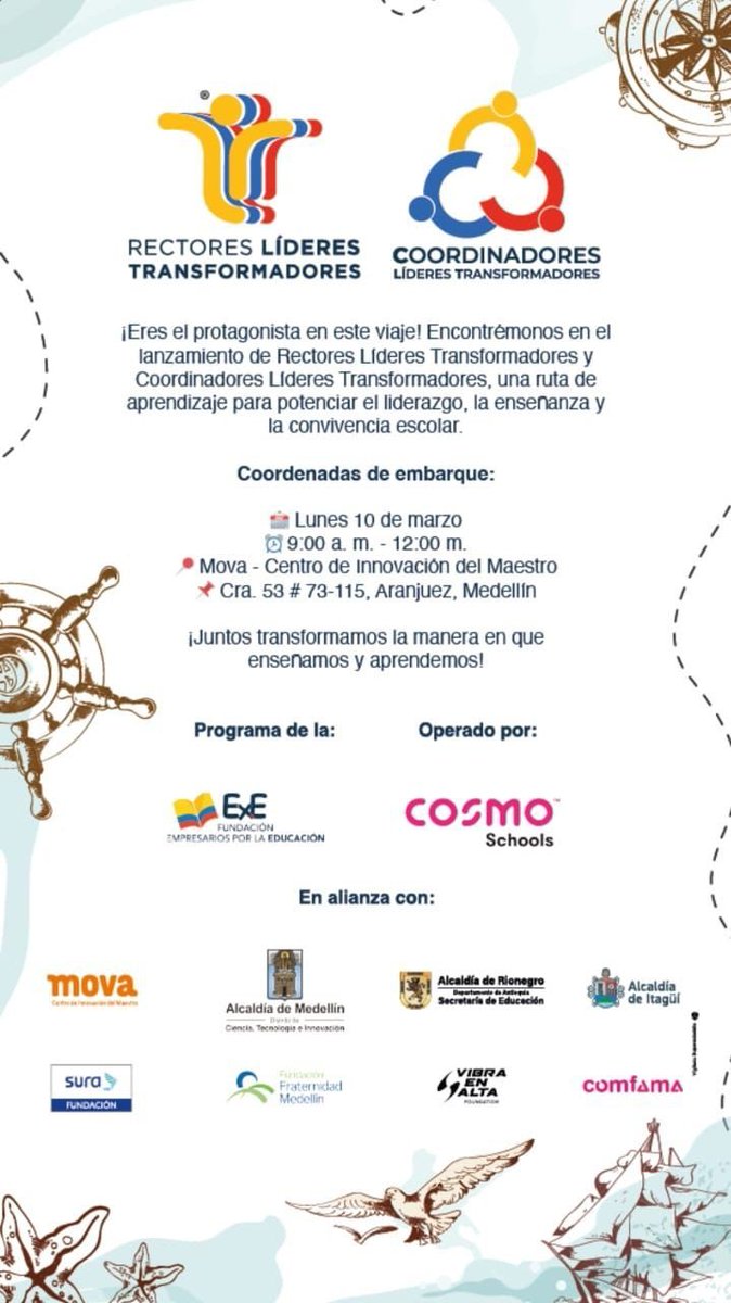 ¡Nuevo ciclo del Programa Rectores Líderes Transformadores en Antioquia! Gracias por invitarme 🙌. Iniciativa de <a href="/Fundacion_ExE/">FundaciónExE</a>, <a href="/Comfama/">Comfama</a>, @Cosmoschools y gob. territoriales impulsa el liderazgo educativo, clave para mejorar aprendizajes según #UNESCO 2024📚 #Educación #Liderazgo