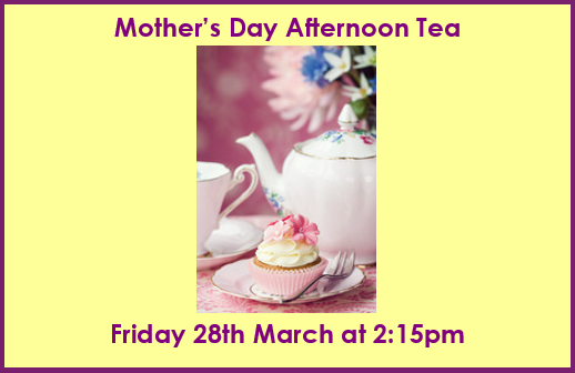 🌸 Mother’s Day Afternoon Tea 🌸

Loughborough C of E families, book your tickets by 14th March to join us for a special afternoon tea!
#MothersDay #AfternoonTea #LoughboroughCofE