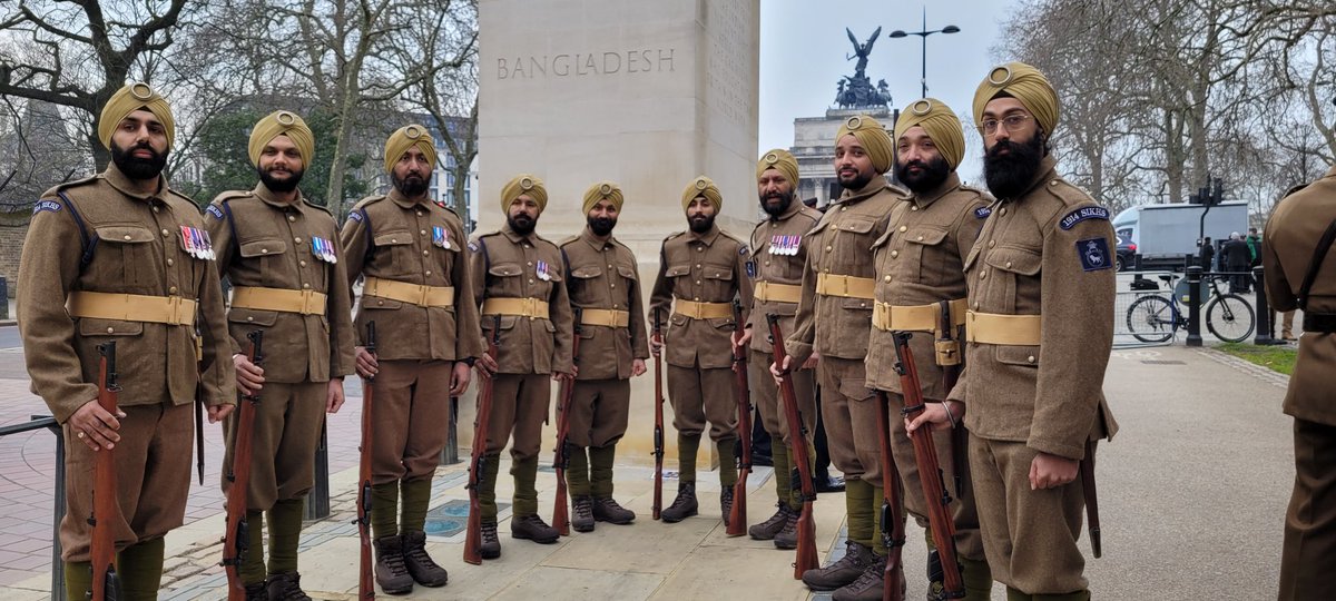 shrabanibasu_'s tweet photo. Beautiful ceremony as always to remember the soldiers from #India #Africa #Caribbean at the #MemorialGates #HydePark today for #CommonwealthDay Loved the reenactment of 1914 Sikhs. Laid a wreath on behalf of the #NoorInayatKhanMemorialTrust #LestWeForget https://t.co/x4WYr6cgNH
