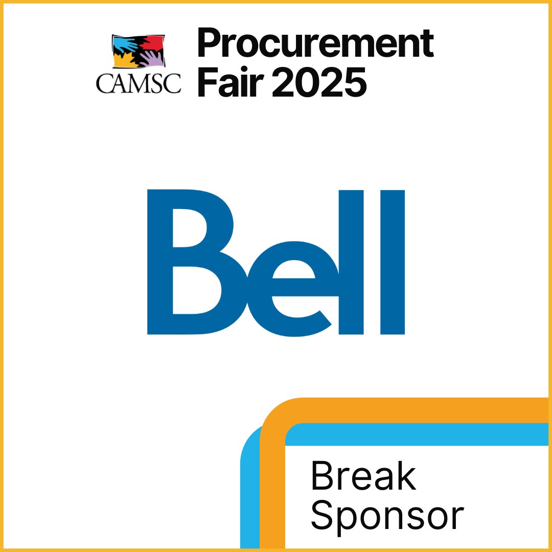 We’re proud to recognize Bell as the Break Sponsor for CAMSC’s 20th Annual Diversity Procurement Fair!

📅 Join us on April 15-16, 2025 at the Automotive Building (Former Beanfield Centre) — connect, network, and grow your business.

🔗 Register now: accelevents.com/e/CAMSCs-Diver…