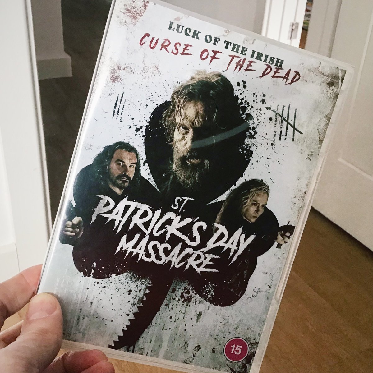 New horror feature St Patrick’s Day Massacre is out on UK DVD (and streaming) right NOW! Please support physical media while you still can.