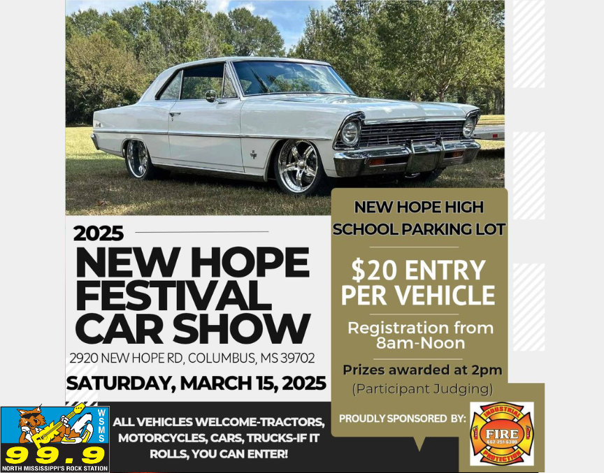 Join us at the 2nd New Hope Festival 🎪 for music 🎶, car show 🚗, 5K run 🏃‍♀, arts 🖼️, food 🍽️ and more , March 14 &amp; 15! #NewHopeFestival #999TheFoxRocks🎉