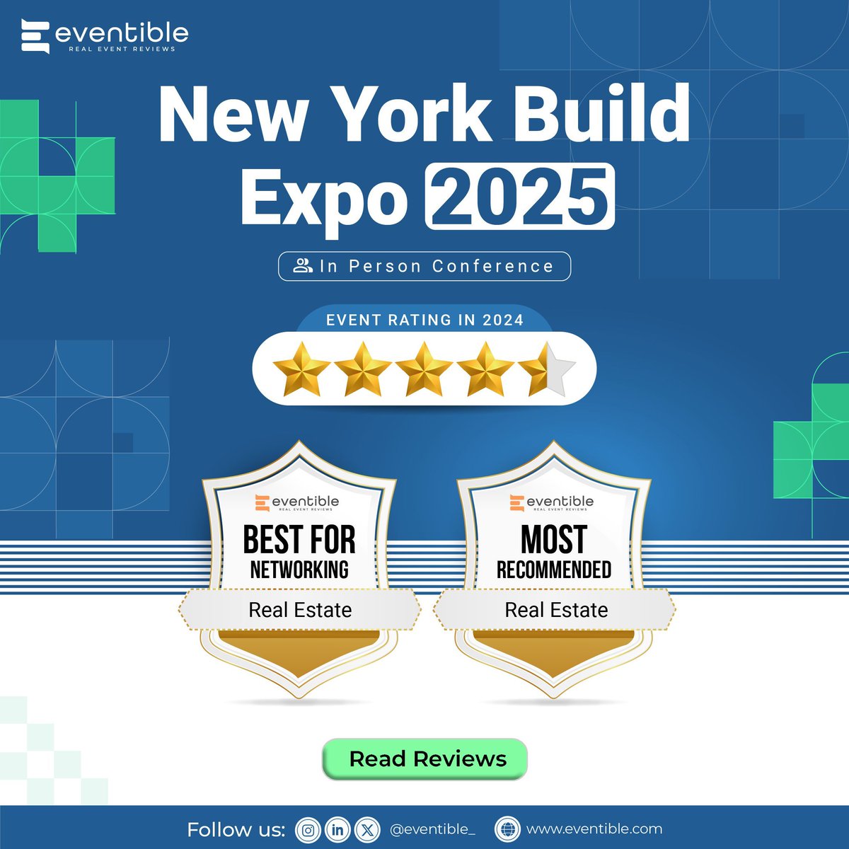 Attendees have given their verdict. New York Build Expo 2024 has earned its top-rated badges on our platform🎖️
<a href="/NewYorkBuild/">New York Build Expo</a>

🌐Read more reviews - buff.ly/VAZSlPT