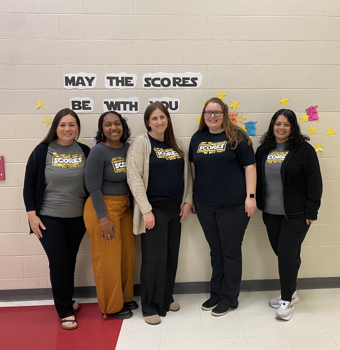 MAY THE SCORES BE WITH YOU as we wrap up ELPA21 testing! Missing a few of our fabulous teammates in this pic.  ❤️
