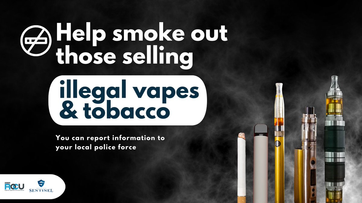 North East Regional Organised Crime Unit (NEROCU) (@ne_rocu) on Twitter photo 🚫We're committed to tackling organised crime that use vapes as a tool for child exploitation.
The work is being led by #NEROCU’s <a href="/TOEXProgramme/">Tackling Organised Exploitation (TOEX) Programme</a> who'll work with partners to protect the vulnerable & dismantle criminal groups.
👀Read more: shorturl.at/ea57b 🚫We're committed to tackling organised crime that use vapes as a tool for child exploitation.
The work is being led by #NEROCU’s <a href="/TOEXProgramme/">Tackling Organised Exploitation (TOEX) Programme</a> who'll work with partners to protect the vulnerable & dismantle criminal groups.
👀Read more: shorturl.at/ea57b