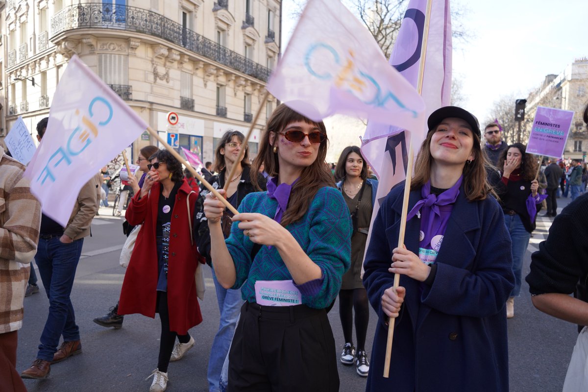 Nous étions mobilisé·es ce 8 mars pour la Grève féministe pour les droits des femmes et l’égalité réelle 💜 

Face à la montée de l’extrême droite et des mouvements anti-choix et anti-droits, nous ne devons jamais baisser la garde ni jamais baisser les bras ✊