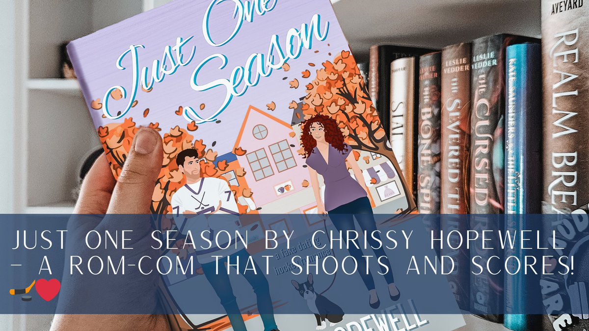 ReadingCaff's tweet image. Lucy &amp;amp; Kellen’s fake dating was supposed to be simple… until his entire hockey team got involved. 🤦‍♀️🏒

Just One Season by @chrissyhopewell is rom-com gold! #RomComBooks