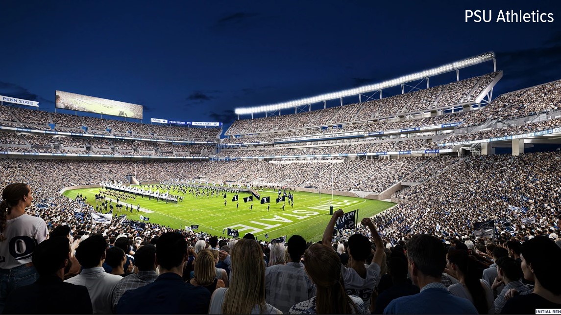 It's official: West Shore Home Field at Beaver Stadium. The Penn State Board of Trustees has just voted 22-8 to accept the $50 million/15 year deal for field naming rights. It came after concerns were raised by some board members wanting Paterno Field instead.